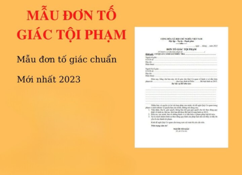 Mẫu đơn tố giác tội phạm mới nhất 2025 – Hướng dẫn cách viết đúng chuẩn pháp luật Việt Nam